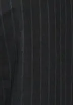 Stretch Stripe Mid Waist Pants | Black