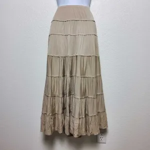 Style & Co. Beige Pleated Skirt, Women's Medium