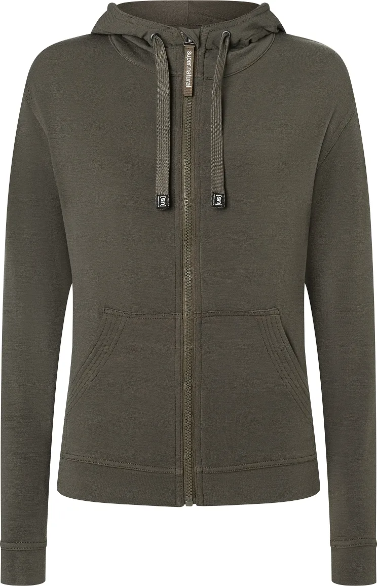 super.natural Women&#x27;s Solution Hoodie Black Ink | Buy super.natural Women&#x27;s Solution Hoodie Black Ink here | Outnorth