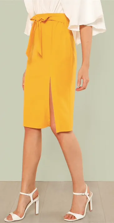 TAYE’S TIE-UP SKIRT