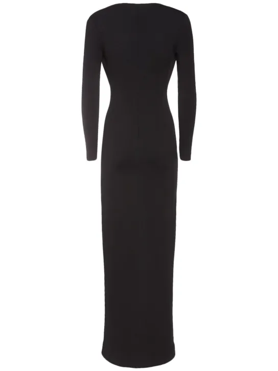 Tom Ford   Stretch wool knit long dress 