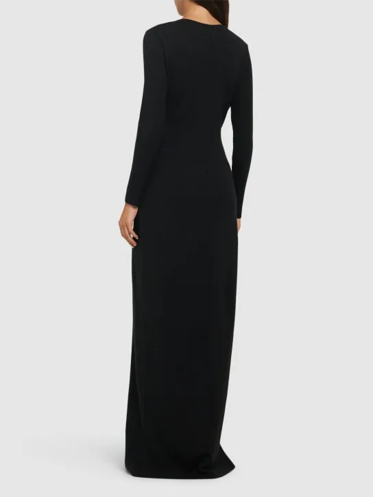Tom Ford   Stretch wool knit long dress 