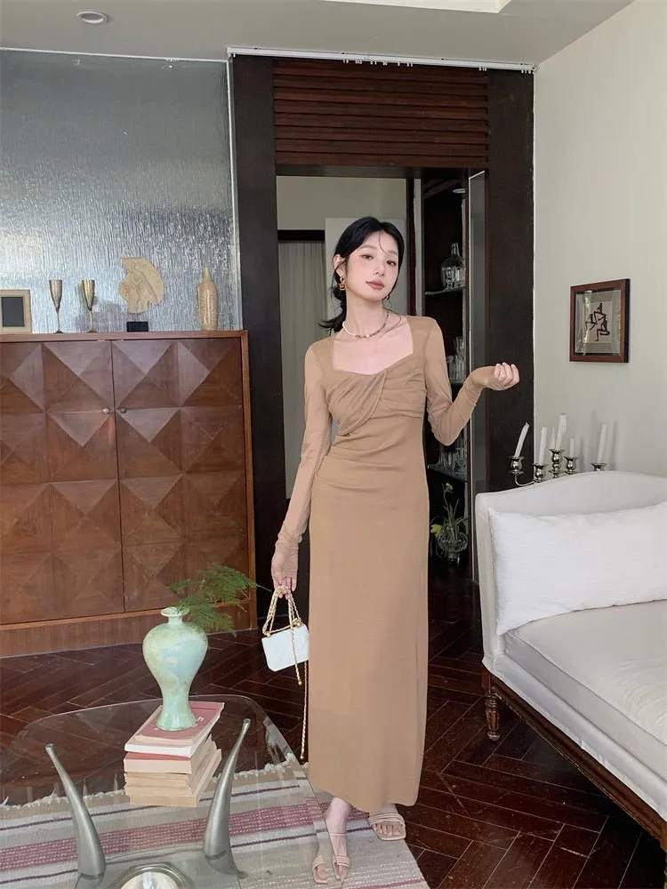 Veera Knit Column Midaxi Dress
