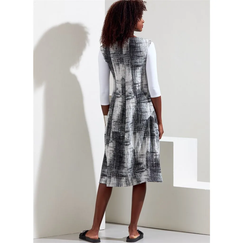 Vogue Pattern V1860 Misses' Dress and Knit Top