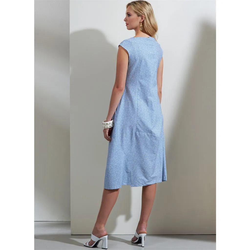 Vogue Pattern V1860 Misses' Dress and Knit Top