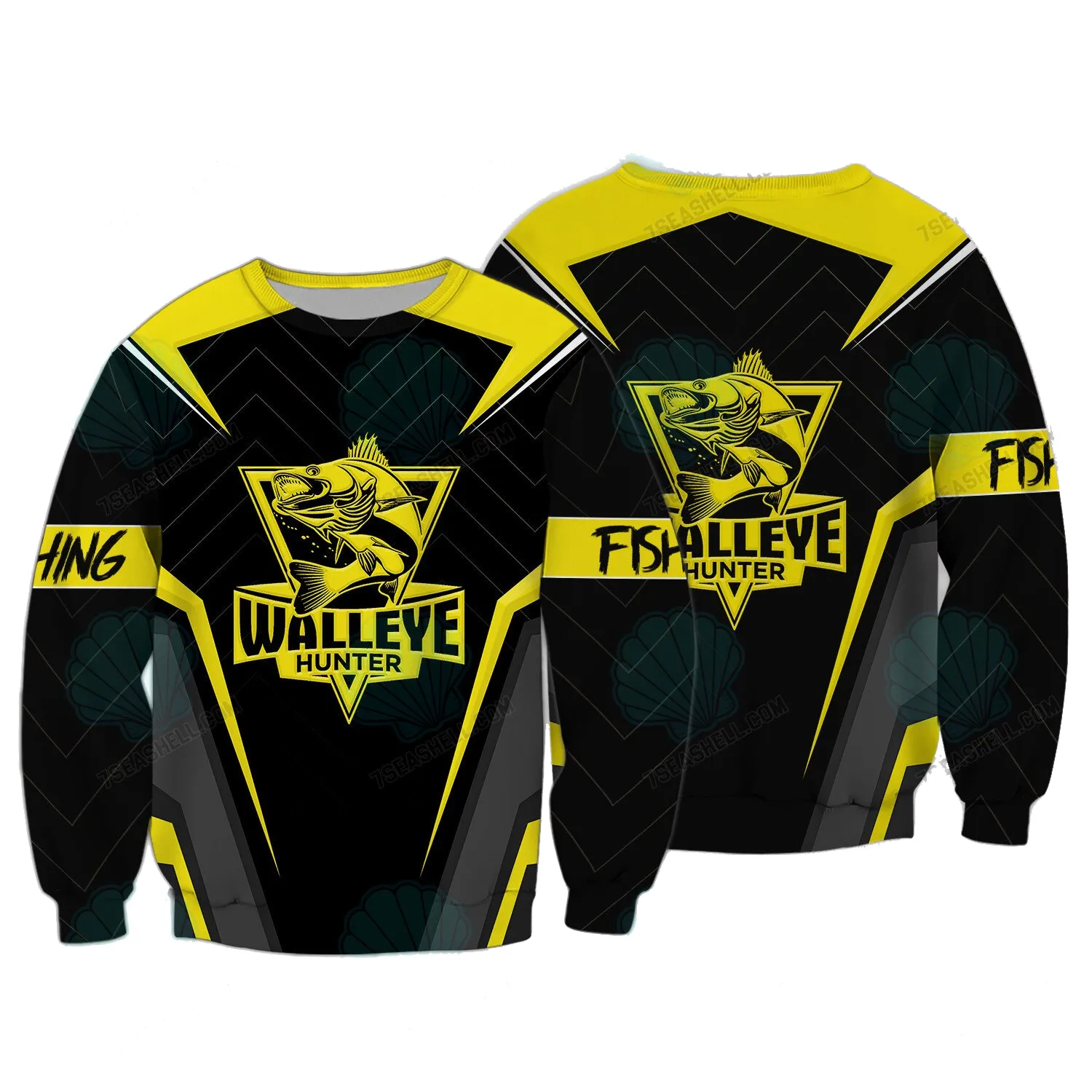 Walleye Fishing 3D All Over Printed Sweatshirt Hoodie, Christmas Gift for Fishing Hunter