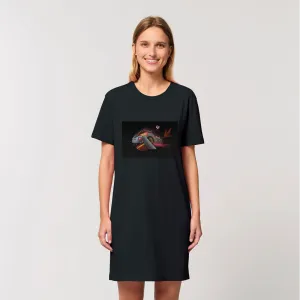 Whale Strider Organic T-Shirt Dress