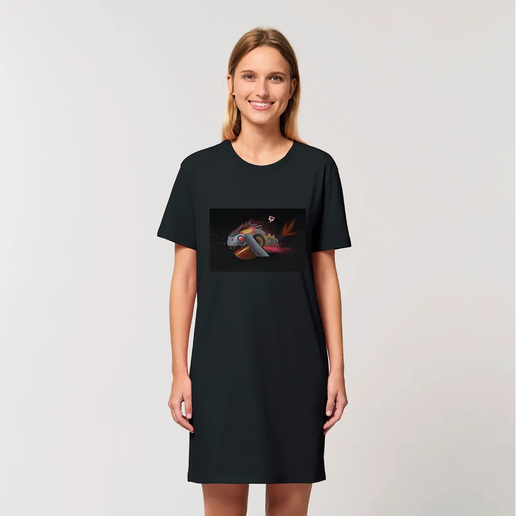Whale Strider Organic T-Shirt Dress