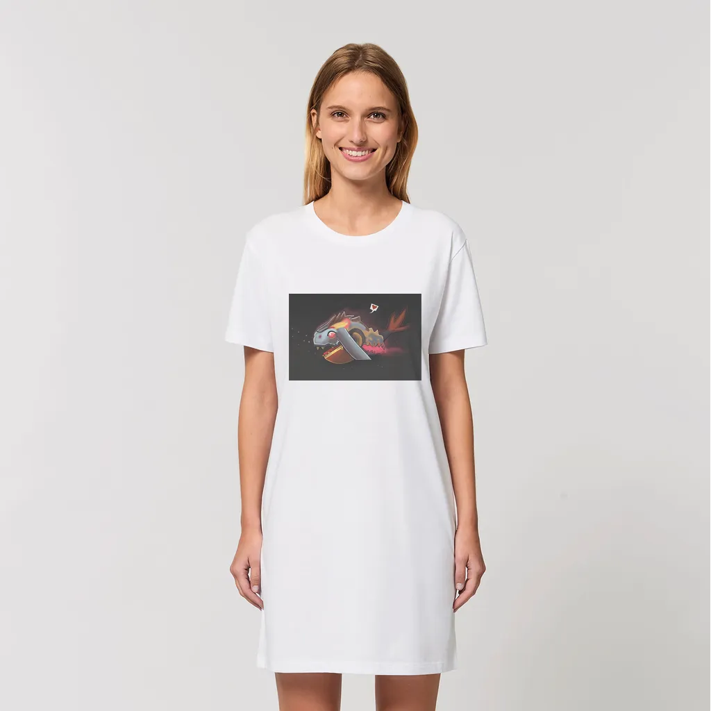 Whale Strider Organic T-Shirt Dress