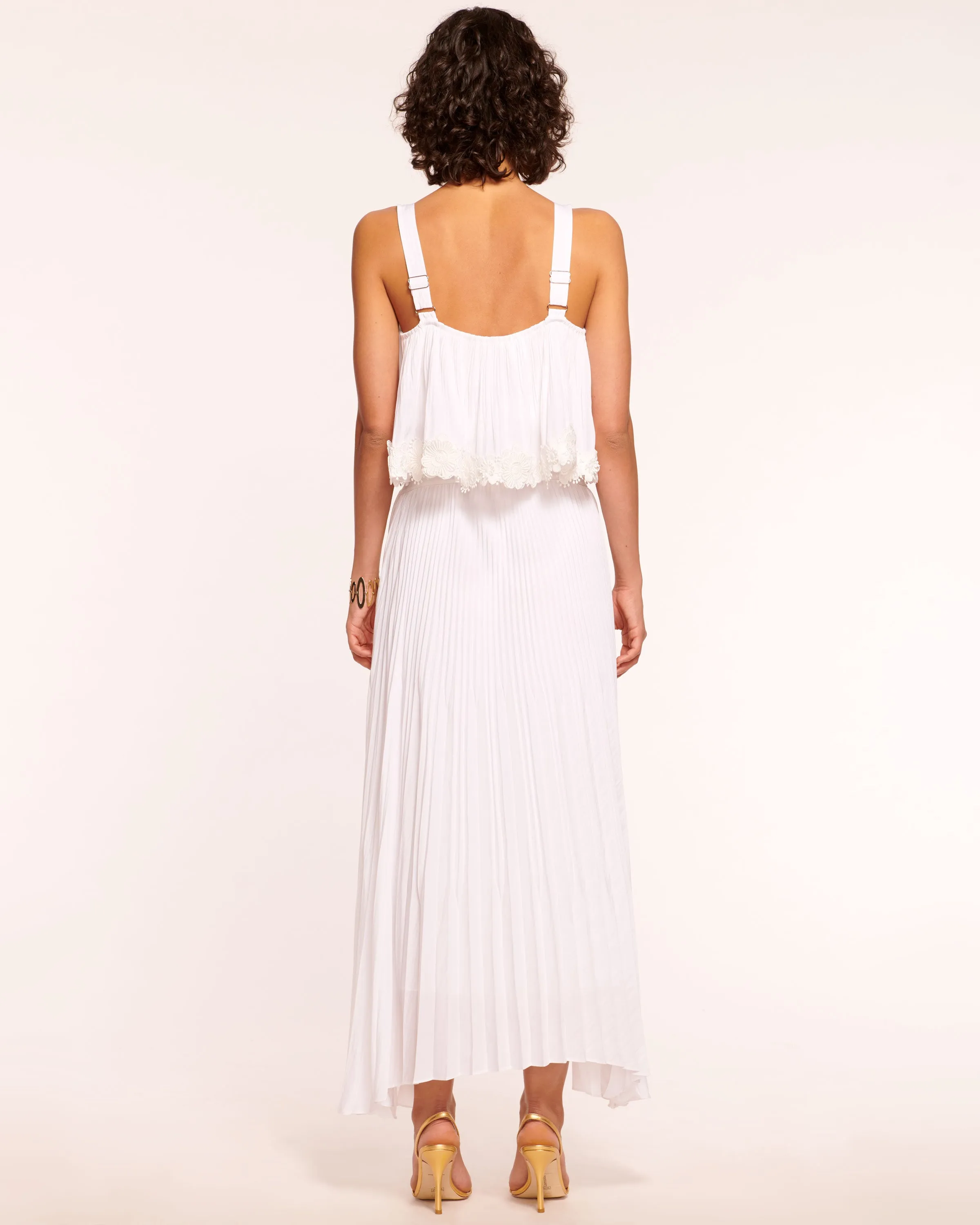Winifred Pleated Maxi Skirt