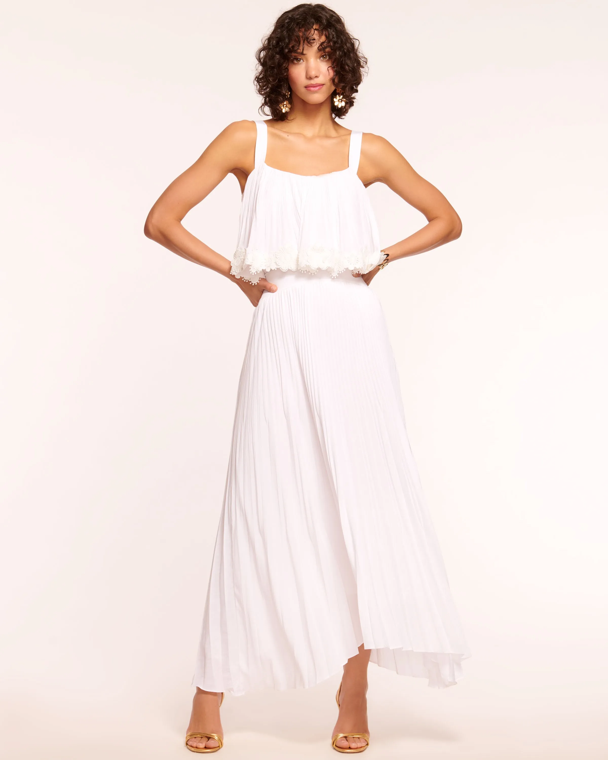 Winifred Pleated Maxi Skirt