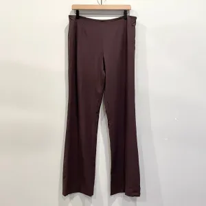 Wool Blend Straight Leg Dress Pants