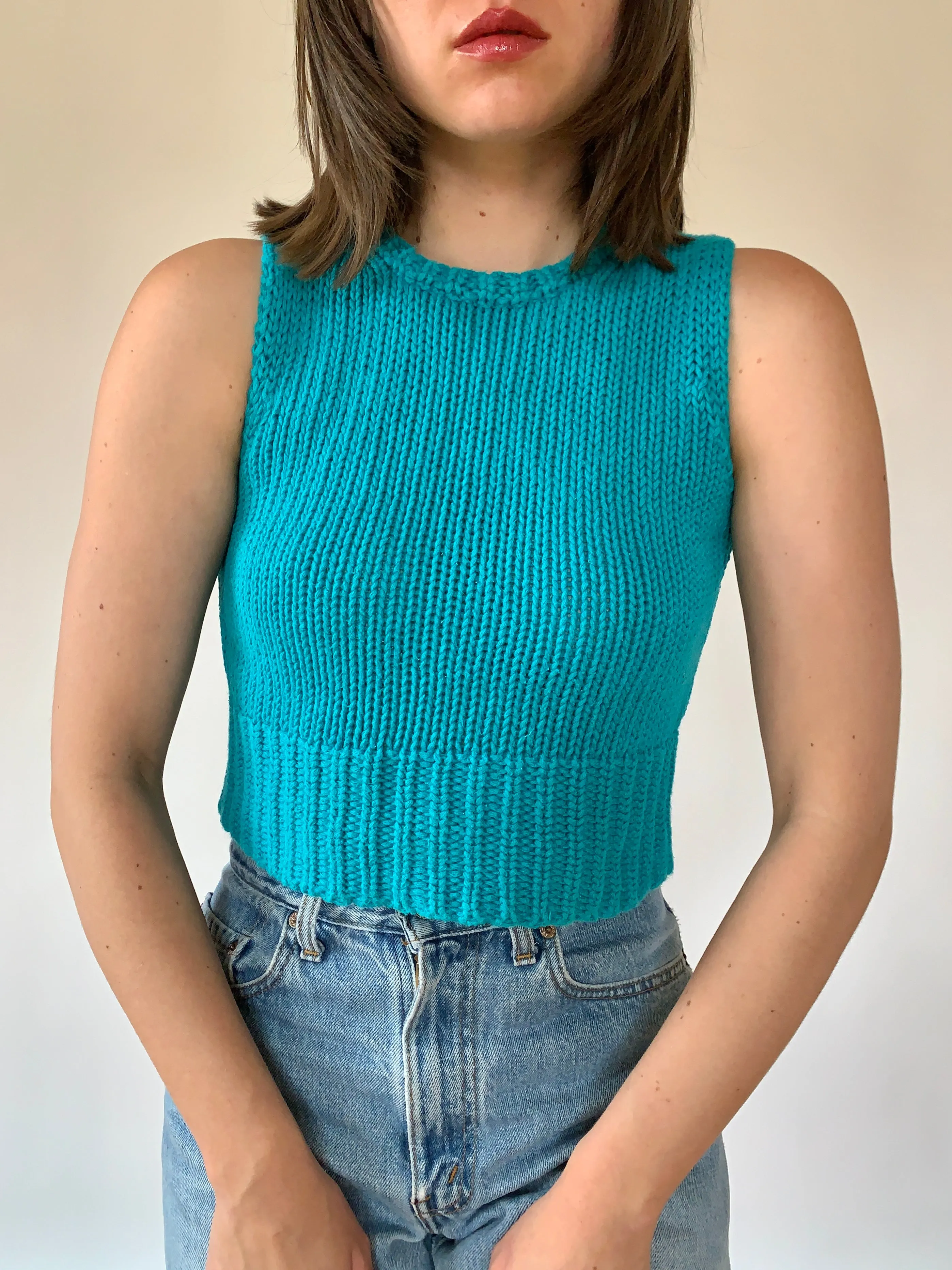 Y2K Aqua Knit