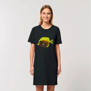 Yellow Fish Organic T-Shirt Dress
